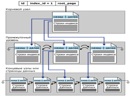Уровни кластеризованного индекса